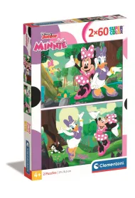 Puzzle 2x60 el. SuperColor. Minnie Clementoni