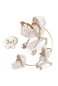 W�zek Verona 3w1 dla lalek do 47cm DeCuevas Toys