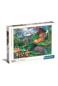 Puzzle 500 el. HQ The Old Shoe House Clementoni
