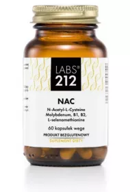 Labs212 NAC - N-Acetylo-L-Cysteina 300 mg suplement diety 60 kaps.
