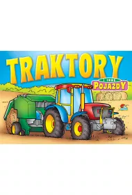 Kolorowanka. Traktory i inne pojazdy. Traktor z przyczepk�