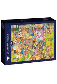 Puzzle 1000 el. Szale�stwo w porcie Bluebird Puzzle