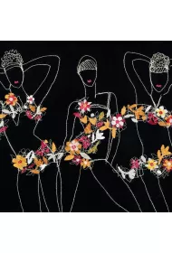 Museums & Galleries Karnet Flower Girls z kopert