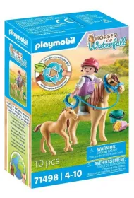 Playmobil Horses of Waterfall Dziecko z kucykiem i �rebakiem 71498
