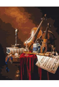 Twoje Hobby Malowanie po numerach - �wiat muzyka 40x50cm