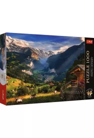 Puzzle 1000 el. Premium Plus Quality Photo Odyssey: Dolina Lauterbrunnen, Szwajcaria Trefl