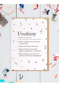 Absztyfikant Kartka Definicja urodzin