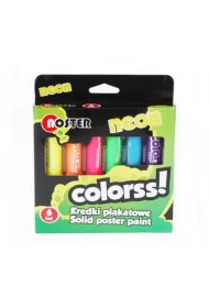 Noster Kredki plakatowe Neon 6 kolor�w