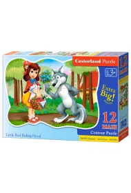 Puzzle maxi konturowe 12 el. Little Red Riding Hood Castorland