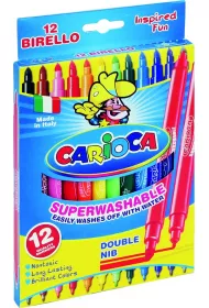 Carioca Flamastry Birello dwustronne 12 szt.