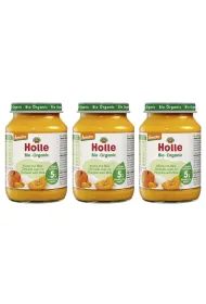 Holle Dynia - ry� bez dodatku cukr�w bezglutenowe od 5 miesi�ca demeter Zestaw 3 x 190 g Bio