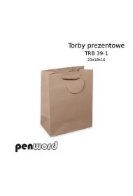 Penword Torebka prezentowa craft 23x18x10cm