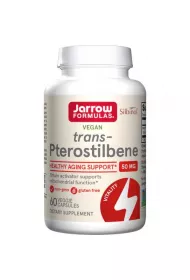 Jarrow Formulas Dimetylo Resweratrol - Trans-Pterostilbeny Suplement diety 60 kaps.