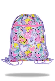 CoolPack Worek szkolny na obuwie Vert Pastel Heart