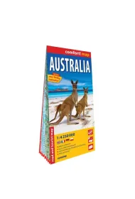 Australia road and tourist map 1:4 250 000 wer.angielska laminat 2025