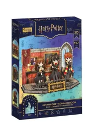 Puzzle 127 3D Harry Potter Pok�j Wsp�lny Gryffindoru Cubic Fun