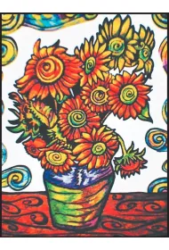 Kolorowanka welwetowa 47x35 Van Gogh. S�oneczniki