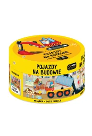 Puzzle Ksi��ka z puzzlami w pude�ku Pojazdy na budowie Wilga Play
