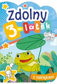 Ksi��eczka edu. A4 Zdolny 3-latek  NAKLEJKI SKRZAT 072310