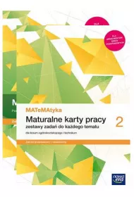 MATeMAtyka 2. Podr�cznik i maturalne karty pracy dla liceum og�lnokszta�c�cego i technikum. Zakres podstawowy i rozszerzony. Szko�y ponadpodstawowe