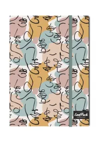 CoolPack Brulion A5 z gumk� Art Deco linia 80 kartek