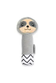 Grzechotka pluszowa z piszczkiem New Baby Sloth Baby Mix