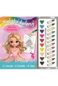 Maluj i koloruj. Urocze kr�lewny