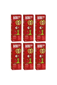 Bob Snail Przek�ska jab�kowo-wi�niowa bez dodatku cukru Zestaw 6 x 30 g