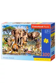 Puzzle 200 el. Savanna Animals Castorland