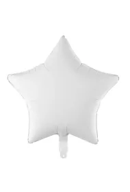 PartyDeco Balon foliowy Gwiazdka bia�y 48cm