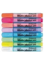 Herlitz Markery do szk�a 8 kolor�w PELIKAN