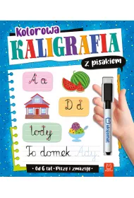 KSIAZECZKA EDUK 205X240 KOL KALIGRAFIA PISAK AKS