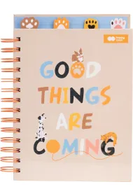 Notes A5 na spirali CAT&DOG z przek�adkami 80 ark. Happy Color