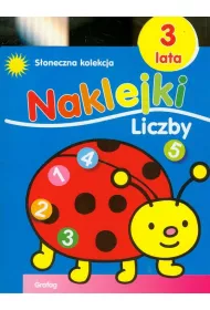 S�oneczna kolekcja. 3 lata. Naklejki, liczby