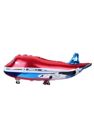 Godan Balon foliowy Samolot czerwony 28x75cm