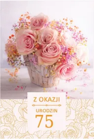 Trend Kartka okoliczno�ciowa Urodziny 75