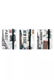 Notes z gumk A7 Miasta wiata STARPAK 313532