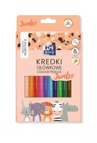 Oxford Kredki o��wkowe Kids Jumbo 12 szt.