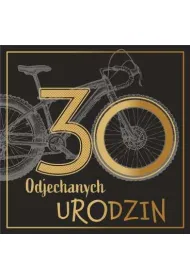 Art Nuvo Karnet kwadrat 30 urodziny m�skie CF-01