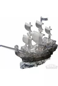 Puzzle 3D 101 el. Crystal Statek Piracki Bard Centrum Gier