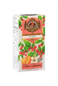 Basilur Herbata owocowa napar Raspberry w saszetkach 25 x 2 g