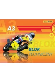 Kreska Blok techniczny bia�y A4 250g 10szt/opak