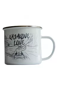 TravelSet Kubek emaliowany - Kajakove Love