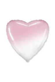 Godan Balon foliowy Serce gradient bia�o-r�owy 46cm