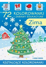 Zima. 72 kolorowanki i zabawy edukacyjne