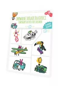 Zmywalne tatua�e dla dzieci - Pojazdy