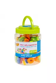 Litery i cyfry Magnetyczne Smily Play