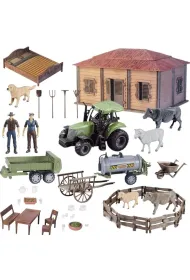 Du�y zestaw farma z domem rolnika DIY