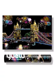 Twoje Hobby Tower Bridge Plus. Magiczna zdrapka - wydrapywanka 75.0 x 52.0 cm