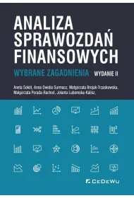 Analiza sprawozda finansowych. Wybrane zagadnienia